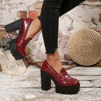 Aurelia Croc Platform
