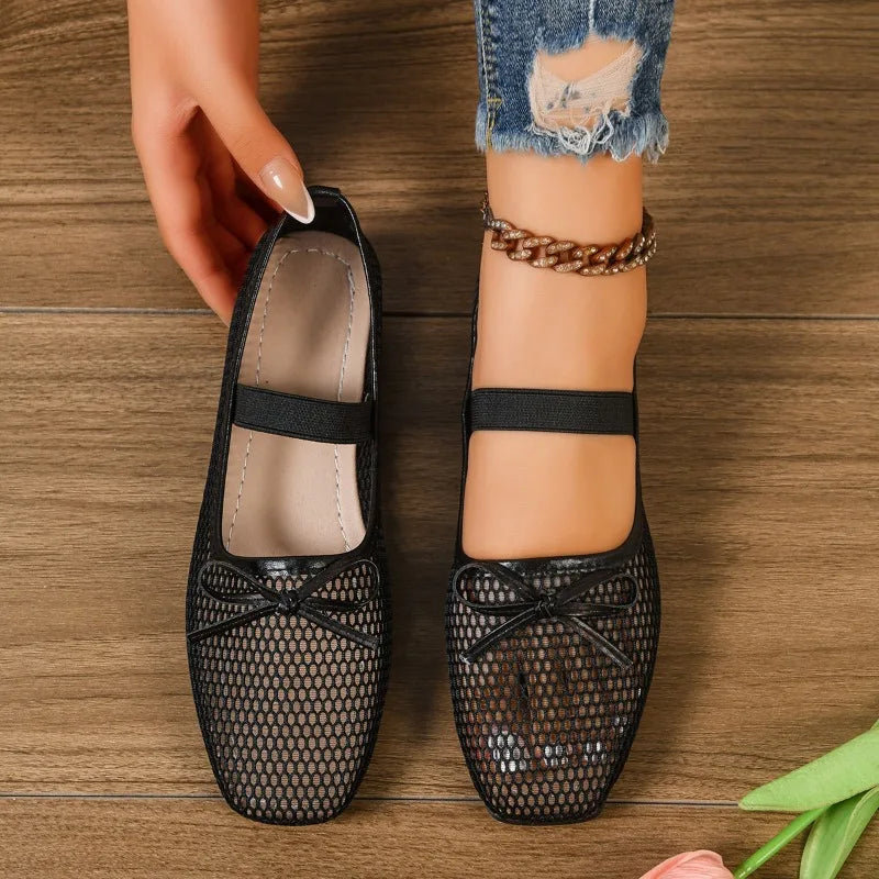 The Celestine Mesh Ballet Flat