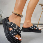The Cassidy Studded Platform Sandal