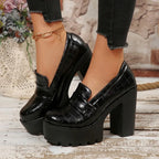 Aurelia Croc Platform