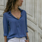 The Marlowe Button-Down Blouse