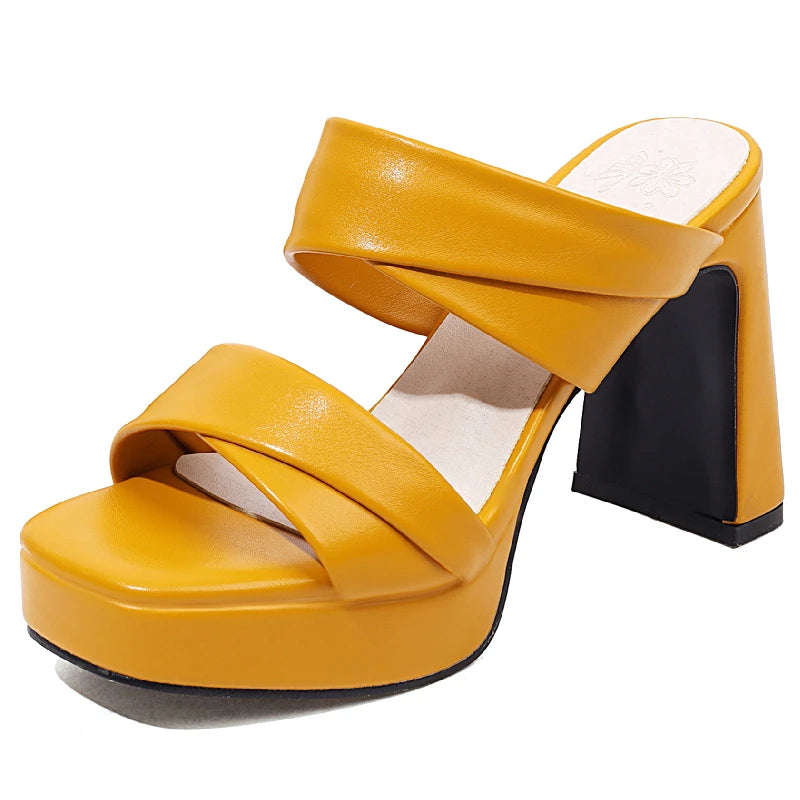 The Sienna Cross Strap Heel