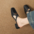 Celine Cutout Leather Mule