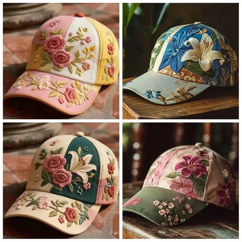Rosalie Floral Cap