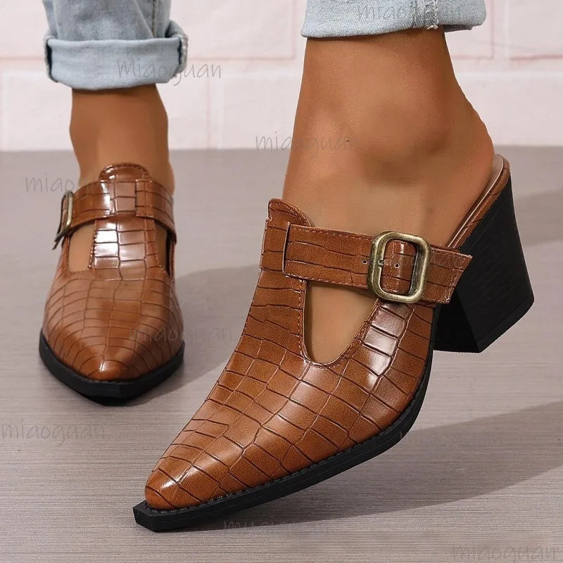 Julianne Croc Mule