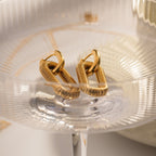 Lyra Modern Hoop Earrings