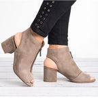 The Zoe Zip Ankle Bootie