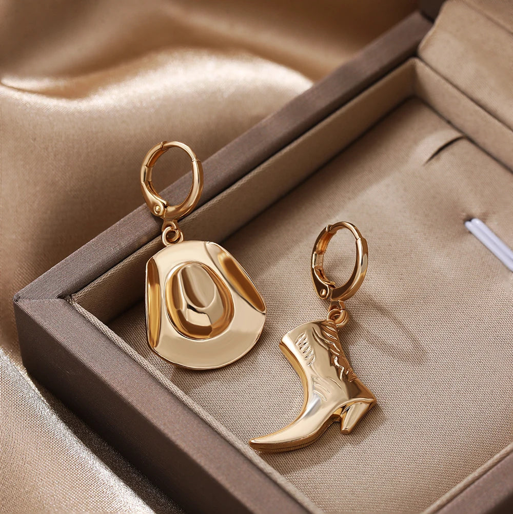 The Dakota Cowgirl Hoop Earrings