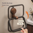 The Westbrook Walnut Towel Ring