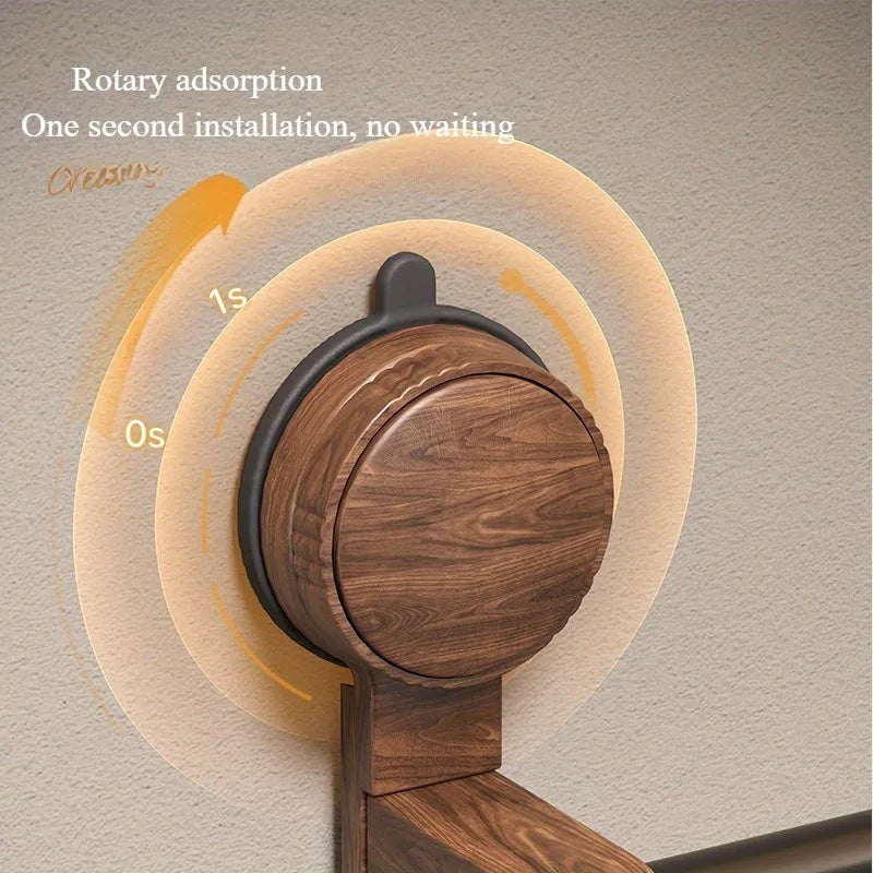 The Westbrook Walnut Towel Ring