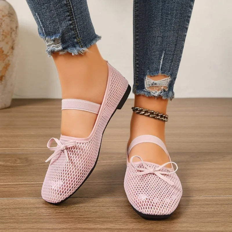 The Celestine Mesh Ballet Flat