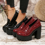 Aurelia Croc Platform