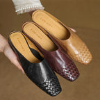 Aspen Genuine Leather Mules