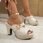 The Brooke Woven Mule