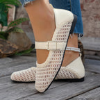 Lainey Woven Mary Janes