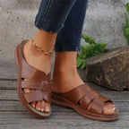 Olivia Casual Cutout Slides