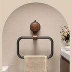 The Westbrook Walnut Towel Ring