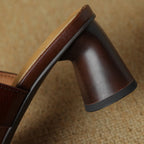 Sophia Genuine Leather Mule