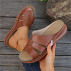 Olivia Casual Cutout Slides
