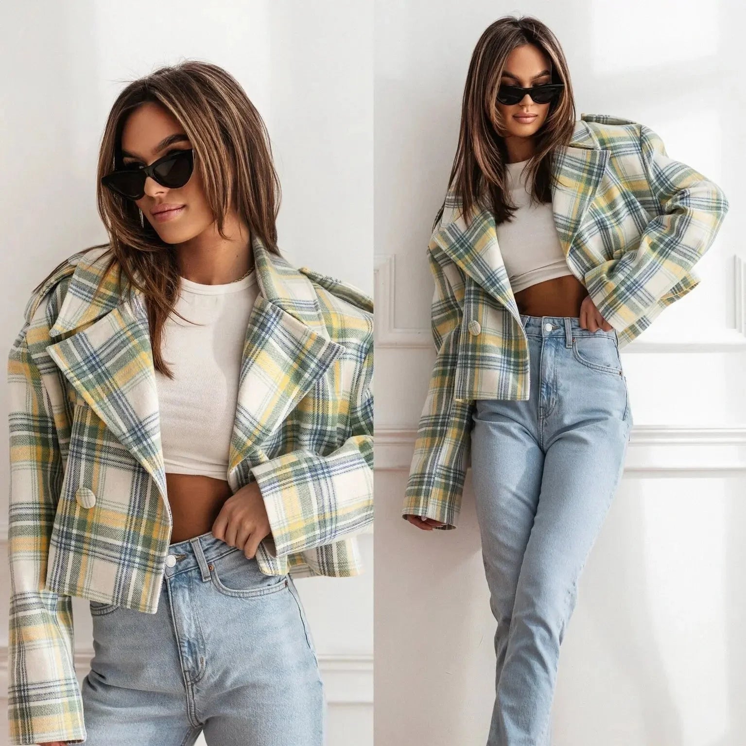 Clara Cropped Pea Coat