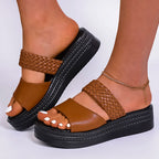 Haven Braided Platform Slide