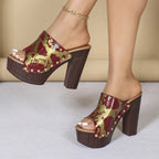Avery Studded Platform Mules