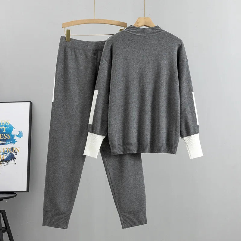 Alina Cozy Knit Casual Set