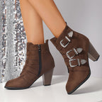 Montana Grace Buckle Booties