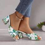The Camellia Petal Mule