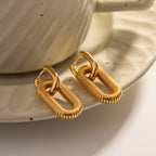 Lyra Modern Hoop Earrings