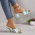 The Camellia Petal Mule