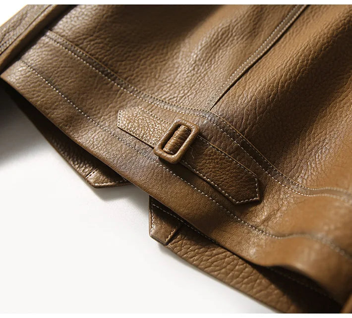 Elena Cropped Vegan Leather Jacket