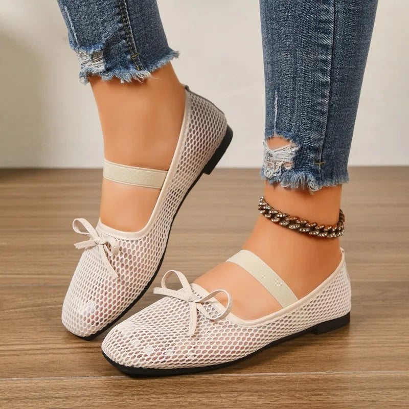 The Celestine Mesh Ballet Flat
