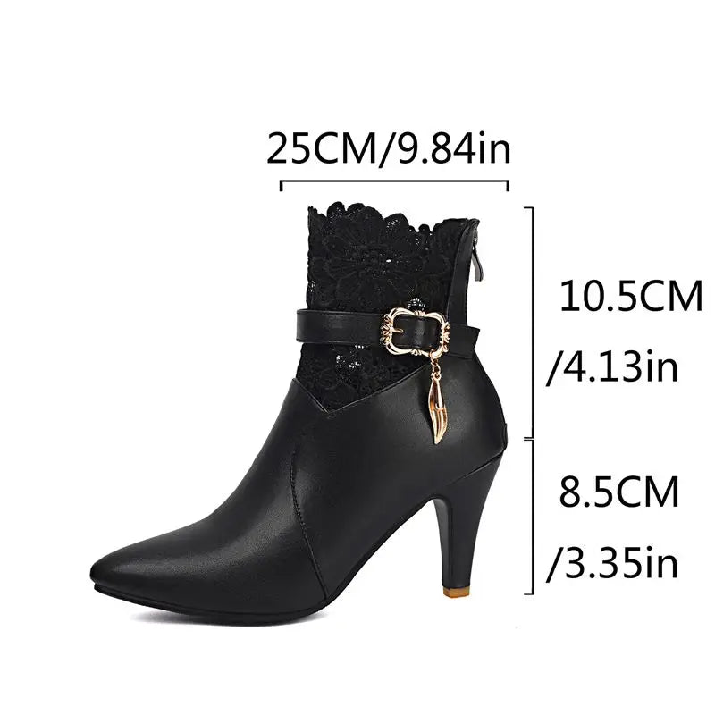 The Bella Lace Ankle Boot