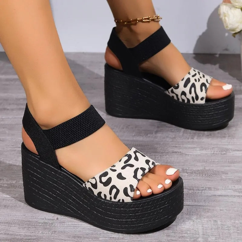 Lainey Leopard Sandal