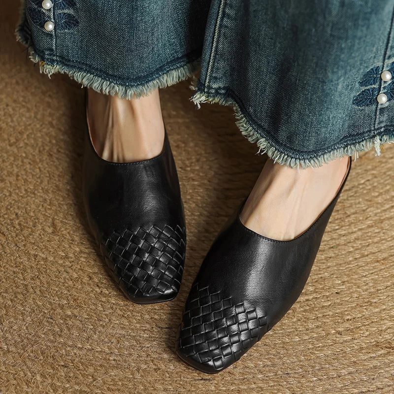 Aspen Genuine Leather Mules