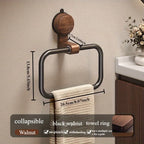 The Westbrook Walnut Towel Ring