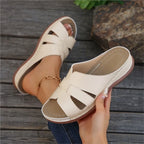 Olivia Casual Cutout Slides