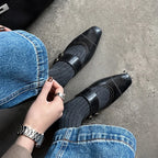 Madison Genuine Leather Mary Jane Heels