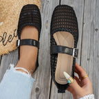 Lainey Woven Mary Janes