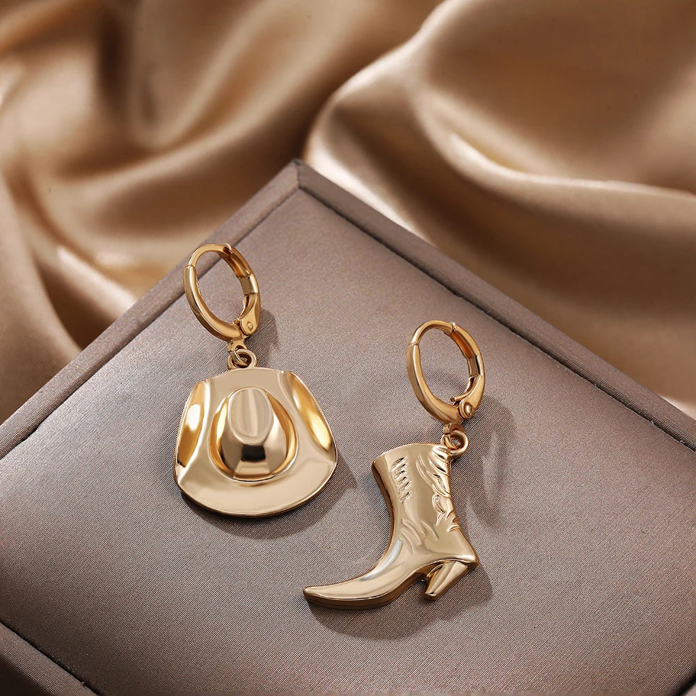The Dakota Cowgirl Hoop Earrings