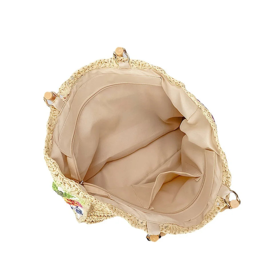 Solea Crochet Bamboo Bag