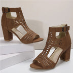 Reba Charm Peep Toe Heels