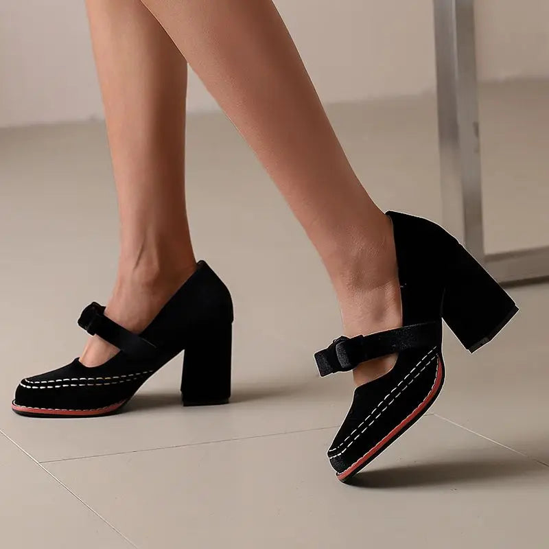 Maribel Velvet Heels