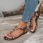 The Sapphire Leopard Slide