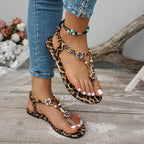 The Sapphire Leopard Slide