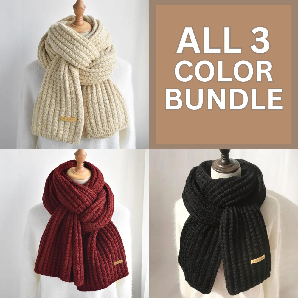 Elara Hand-Knit Scarf