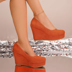Camille Platform Wedge Pump