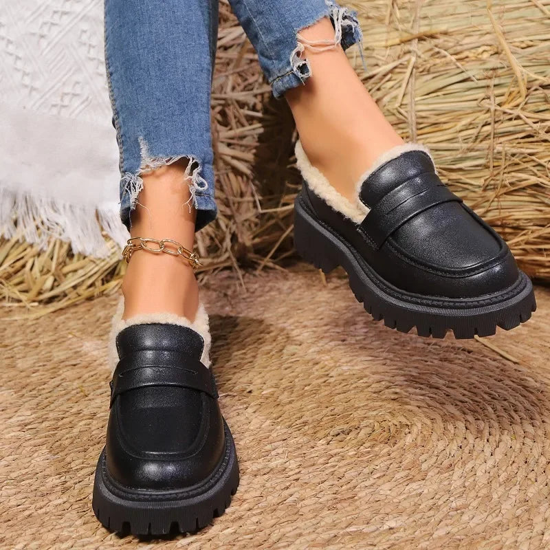 Chalet Charm Plush Loafers