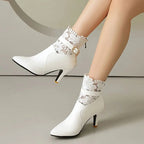 The Bella Lace Ankle Boot